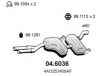 AUDI 4A0253409AF Middle Silencer